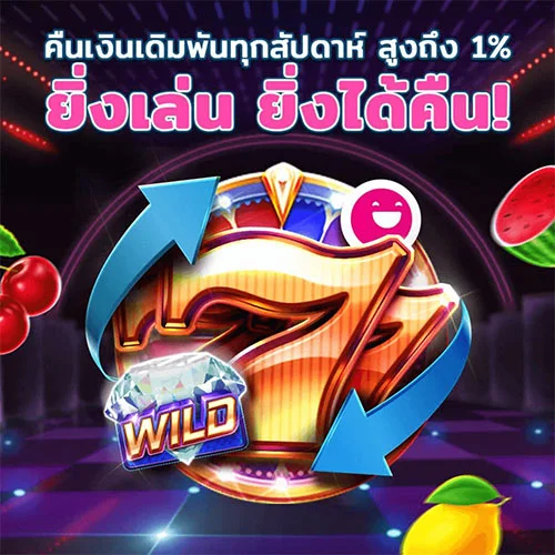 คืนเงินเดิมพัน by เว็บสล็อตตรงไม่ผ่านเอเย่นต์